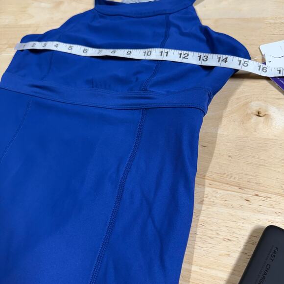 MSP by Miraclesuit NWT High Neck Tank Interior Bra Core Control Size M Blue - Picture 7 of 10